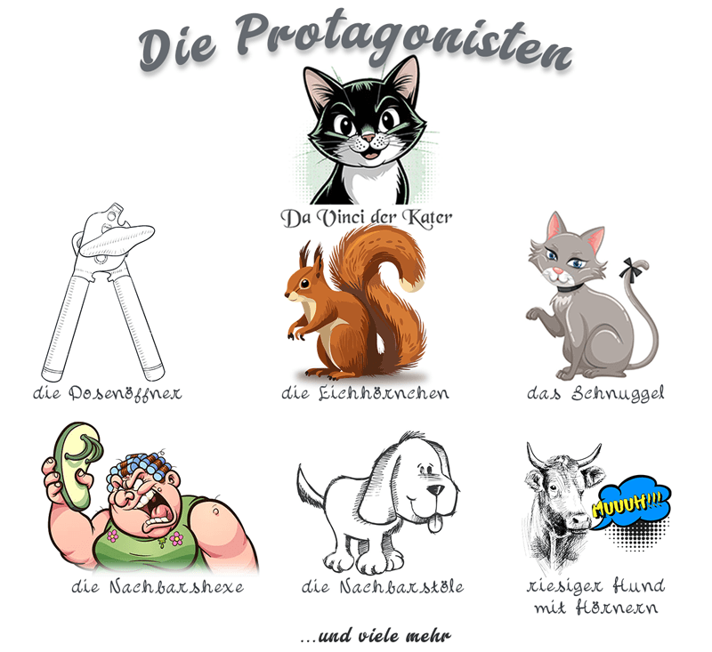 Tagebuch einer Katze - die Protagonisten